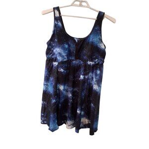 Torrid swimsuit 2X ? Galaxy one piece dress built in shorts pocket